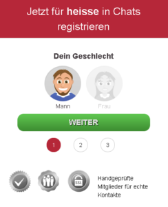 Meinchat registration page